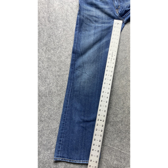 AG Adriano Goldschmied The Fillmore Jeans Mens 32x34 Blue Bootcut Denim USA - Picture 7 of 16